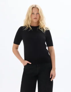 Celio Pull fluide col rond en viscose ECOVERO™ -^Femme Pulls