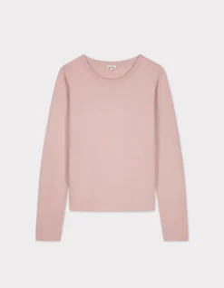 Celio Pull fluide col rond en viscose Ecovero - rose^Femme Pulls