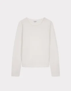 Celio Pull fluide col rond en viscose Ecovero - écru^Femme Pulls