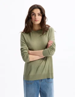 Celio Pull maille fine à manches longues -^Femme Pulls