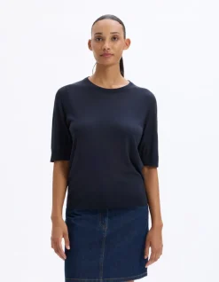 Celio Pull maille jauge à manches courtes -^Femme Les Essentiels Aux Meilleurs Prix|Pulls
