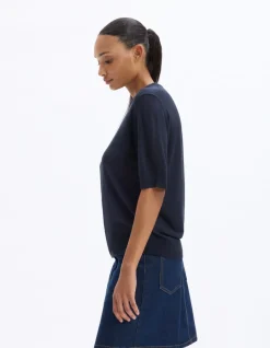 Celio Pull maille jauge à manches courtes -^Femme Les Essentiels Aux Meilleurs Prix|Pulls