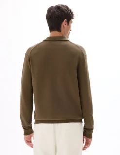 Celio Pull oversize col V 100% coton - taupe^Homme Pulls