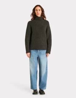 Celio Pull épais à col roulé - gris^Femme Pulls