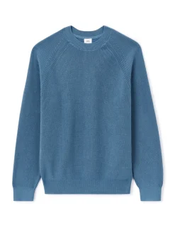 Celio Pull regular col rond 100% coton - bleu^Homme Pulls