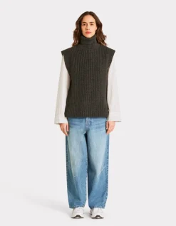 Celio Pull sans manches col roulé -^Femme Pulls