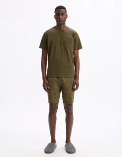 Celio Pyjama short 100% coton - motifs ananas^Homme Pyjamas