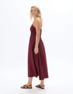 Celio Robe à bretelles cintrée - violet^Femme Robes|Robes