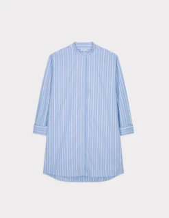 Celio Robe à col mao à rayures -^Femme Robes|Robes