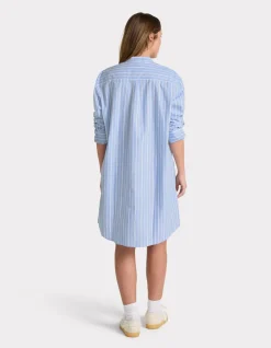 Celio Robe à col mao à rayures -^Femme Robes|Robes