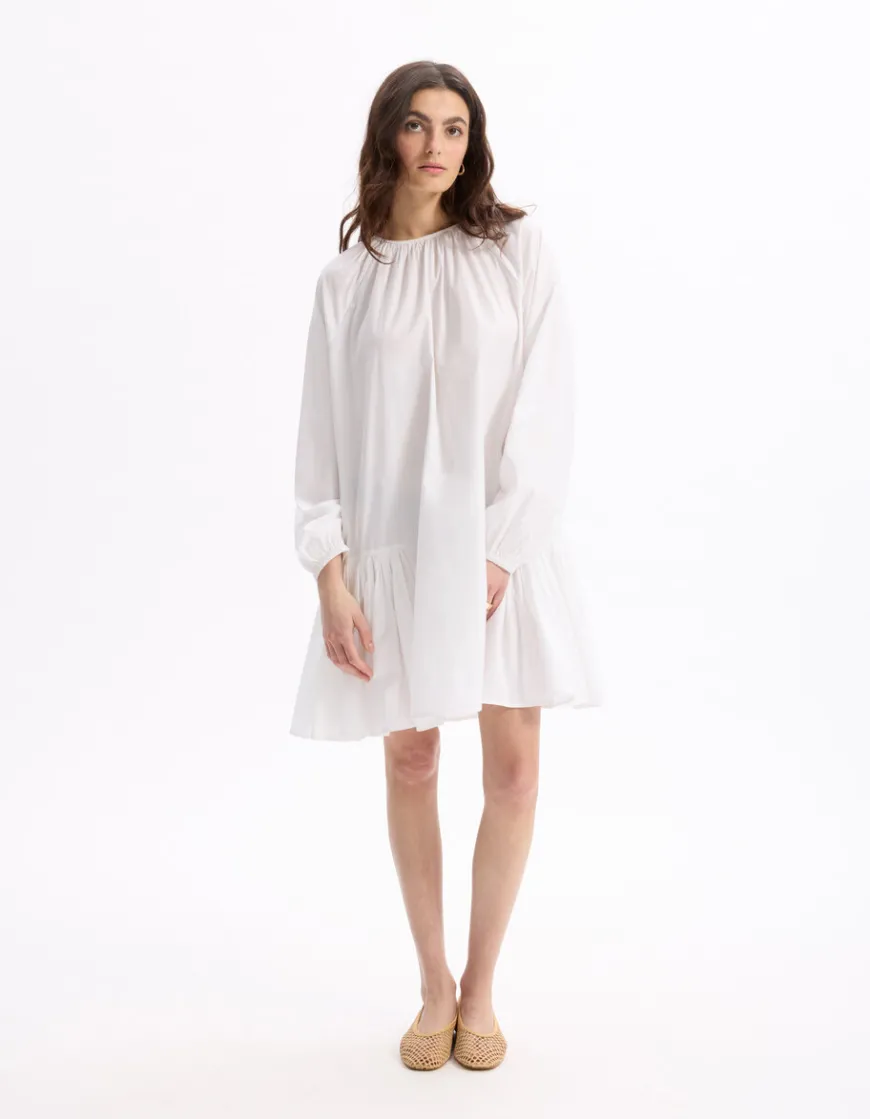 Celio Robe courte à volant -^Femme Robes|Robes