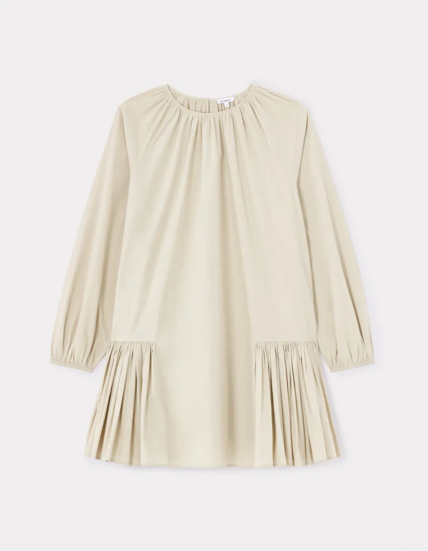 Celio Robe courte à volant - gris^Femme Robes|Robes