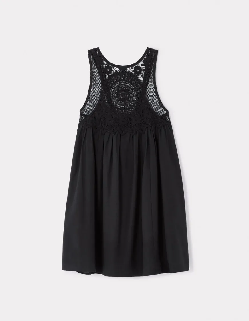 Celio Robe courte broderie sur le haut -^Femme Robes|Robes