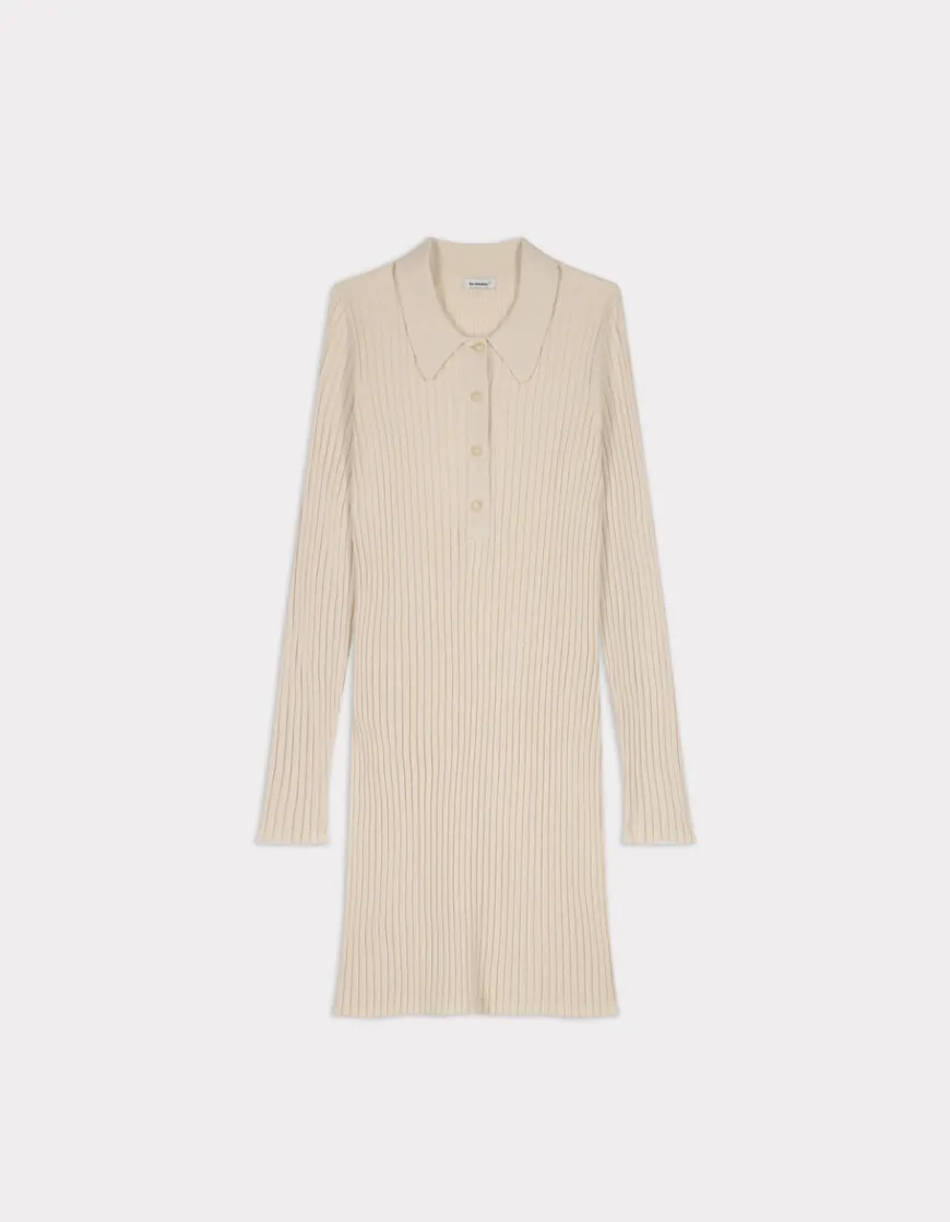 Celio Robe en côtes plates - beige^Femme Les Ensembles|Robes