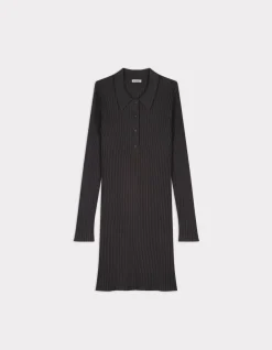 Celio Robe en côtes plates - gris^Femme Les Ensembles|Robes