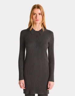 Celio Robe en côtes plates - gris^Femme Les Ensembles|Robes