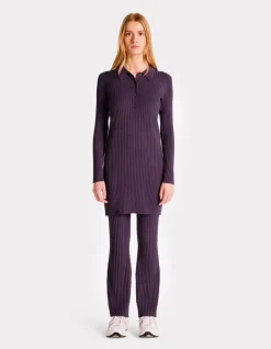 Celio Robe en côtes plates - violet^Femme Les Ensembles|Robes