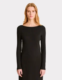Celio Robe longue côtelée -^Femme Robes|Robes