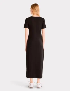 Celio Robe longue côtelée boutonnée -^Femme Robes|Robes