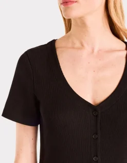 Celio Robe longue côtelée boutonnée -^Femme Robes|Robes