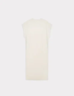 Celio Robe longue sans manches en coton - beige^Femme Les Essentiels Aux Meilleurs Prix|Robes