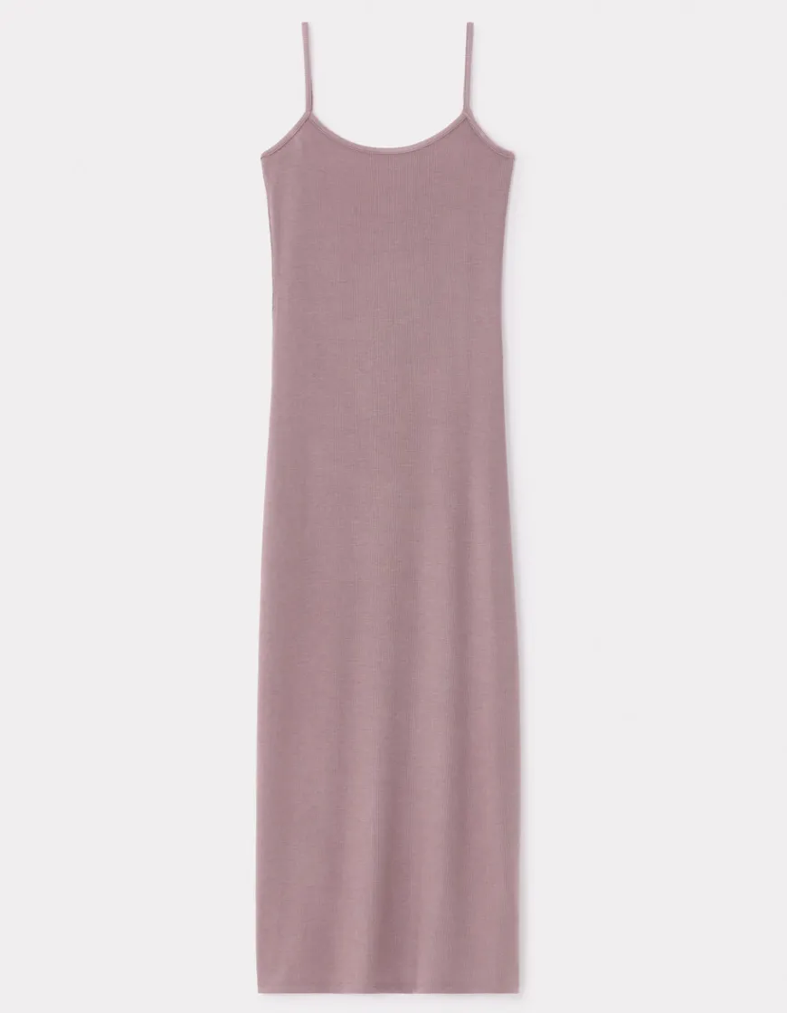 Celio Robe moulante en modal - violet^Femme Loungewear|Les Essentiels Aux Meilleurs Prix