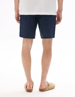 Celio Saint Tropez - Short marine 100% lin^Homme Collabs|Sélection Lin