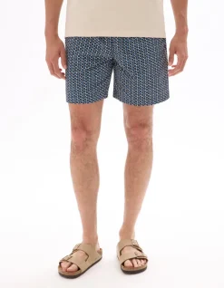 Celio Saint-Tropez - Maillot de bain marine imprimé^Homme Maillots De Bain|Collabs