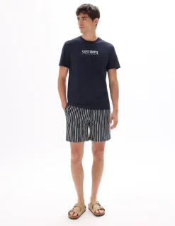 Celio Saint-Tropez - Maillot de bain marine rayé^Homme Maillots De Bain|Collabs