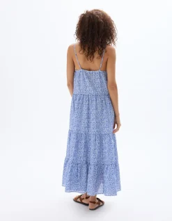 Celio Saint-Tropez - Robe longue fluide à bretelles e^Femme Robes|Robes