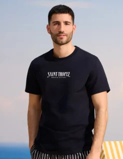 Celio Saint-Tropez - T-shirt marine^Homme Collabs|T-Shirts