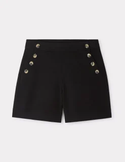 Celio Short à boutons décoratifs -^Femme Les Essentiels Aux Meilleurs Prix|Jupes & Shorts