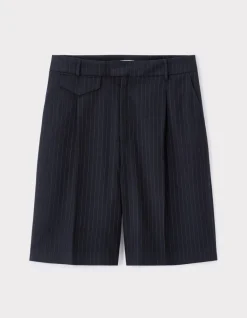 Celio Short droit habillé à rayures -^Femme Les Tailleurs|Jupes & Shorts