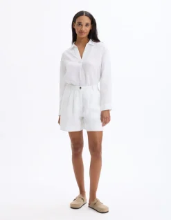 Celio Short en lin -^Femme Les Essentiels Aux Meilleurs Prix|Jupes & Shorts