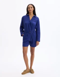 Celio Short en lin - indigo^Femme Jupes & Shorts|Collection Lin