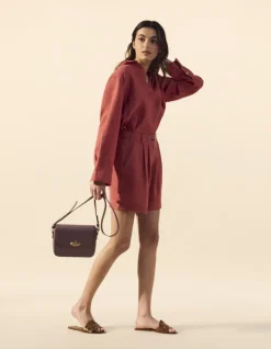 Celio Short en lin - rose^Femme Jupes & Shorts|Collection Lin