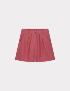 Celio Short en lin - rose^Femme Jupes & Shorts|Collection Lin