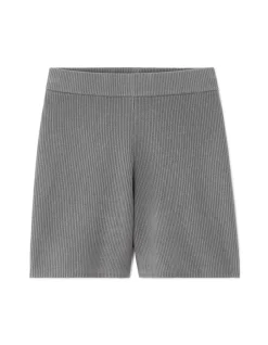 Celio Short en maille côtelée - gris^Femme Jupes & Shorts