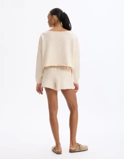 Celio Short en terry - écru^Femme Sportswear|Les Essentiels Aux Meilleurs Prix