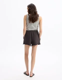 Celio Short en terry - gris^Femme Sportswear|Jupes & Shorts
