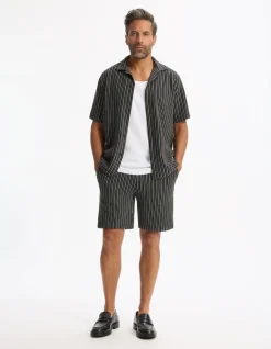 Celio Short rayé -^Homme Shorts Et Bermudas|Shorts Et Bermudas