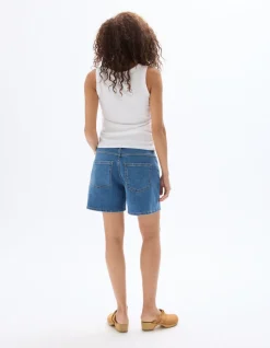 Celio Short yoyo 2 tailles ajustables - bleu^Femme Jupes & Shorts