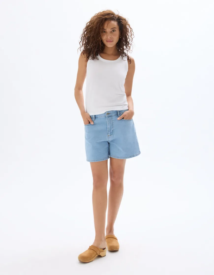 Celio Short yoyo 2 tailles ajustables - bleu clair^Femme Jupes & Shorts