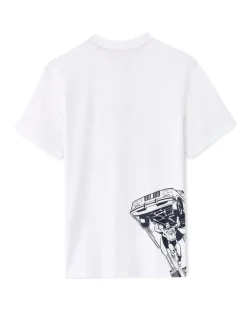 Celio Superman - T-shirt blanc et noir^Homme T-Shirts|Collabs