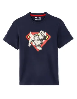 Celio Superman - T-shirt marine^Homme T-Shirts|Collabs