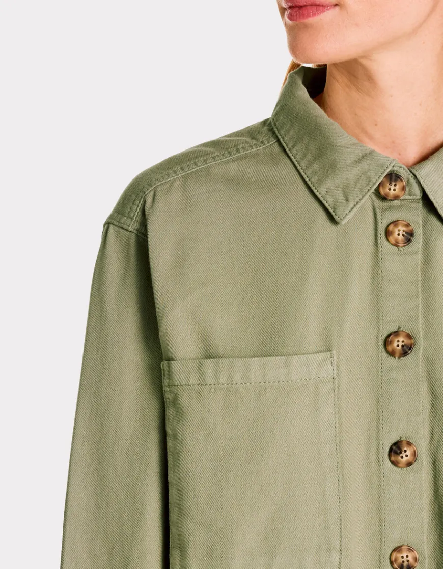 Celio Surchemise en coton - vert^Femme Chemises & Blouses