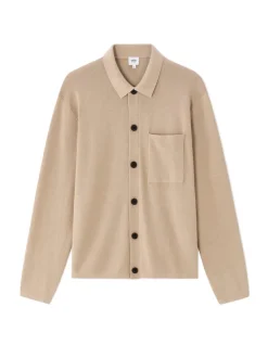 Celio Surchemise en maille unie - beige^Homme Pulls|Gilets Et Cardigans