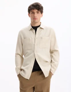 Celio Surchemise en TENCEL™ Lyocell mélangé -^Homme Chemises