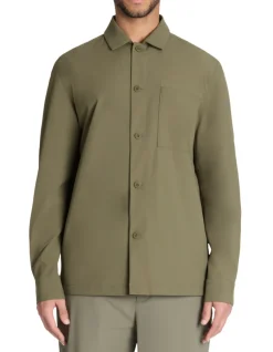 Celio Surchemise technique uni 1 poche -^Homme Chemises