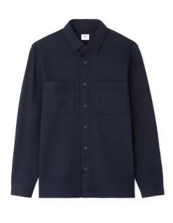 Celio Surchemise texturée 2 poches - marine^Homme Chemises|Costumes Casual